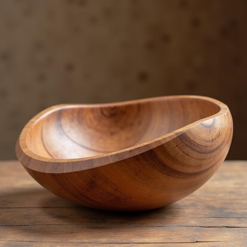 Cuenco artesanal exclusivo acabado natural